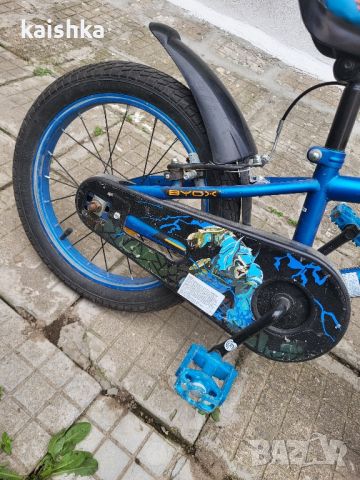 Детски велосипед 16 BYOX MONSTER син, снимка 5 - Велосипеди - 45078900