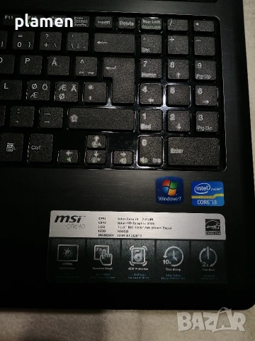 Продавам лаптоп MSI, снимка 3 - Лаптопи за дома - 54208414
