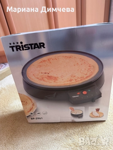 🔹 Чисто нов Tristar Crepemaker Ø30 см BP-2961 – професионални палачинки у дома 🔹, снимка 9 - Скари - 52909306