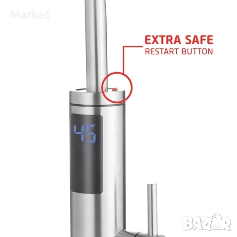 Водонагревател  с LED  дисплей, гъвкав струйник, снимка 3 - Бойлери - 51853472