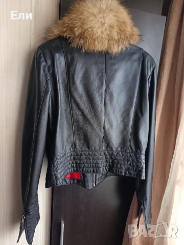 Кожено яке естествена кожа , снимка 3 - Якета - 53280877
