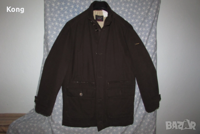 НОВО мъжко яке Paul Shark England с качулка Хели Хенсън Helly Hansen Norway Пол Шарк Sailing Jacket , снимка 2 - Якета - 52526522