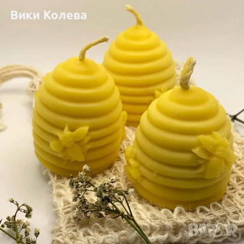 Силиконов мод за свещи – кошер с пчелички 🐝🕯️, снимка 2 - Форми - 51743844
