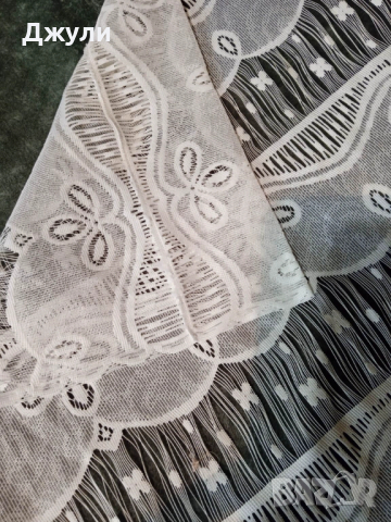 Перденце бяло, снимка 7 - Пердета и завеси - 52382763