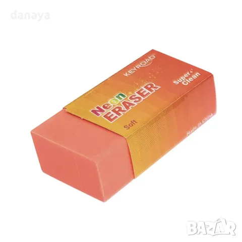 5141 Ученическа гумичка Keyroad Neon Soft Eraser, снимка 4 - Ученически пособия, канцеларски материали - 47070206