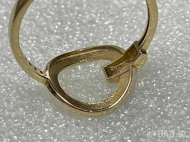 Дамски Златен Пръстен-1,8 грама, 14К (проба 585), снимка 9 - Пръстени - 51795524
