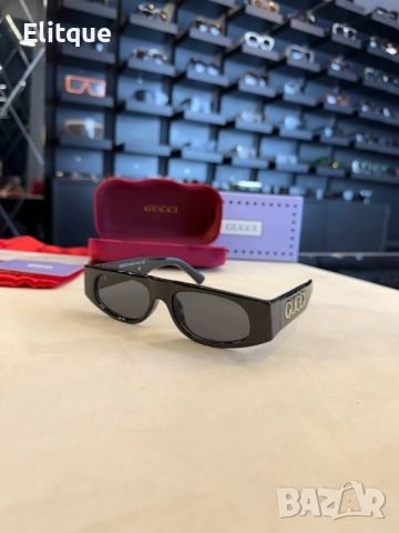 очила с черен обикновен калъф и Ув защита miu miu Gucci , снимка 5 - Слънчеви и диоптрични очила - 52509068