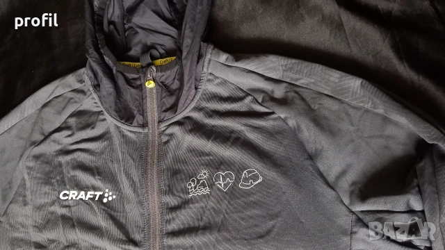 Craft L горнище яке за спорт, снимка 6 - Спортни дрехи, екипи - 54190417