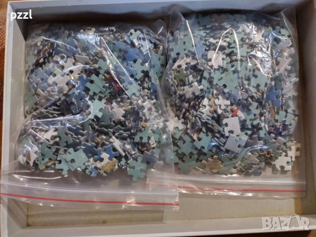 Пъзел "Highest Mountain of Germany” Ravensburger 1988г. 1000 части, снимка 2 - Пъзели - 53608230