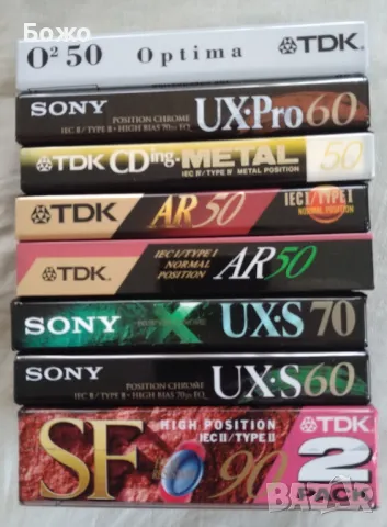 Чисто нови аудиокасети TDK и Sony, снимка 1 - Аудио касети - 47150166