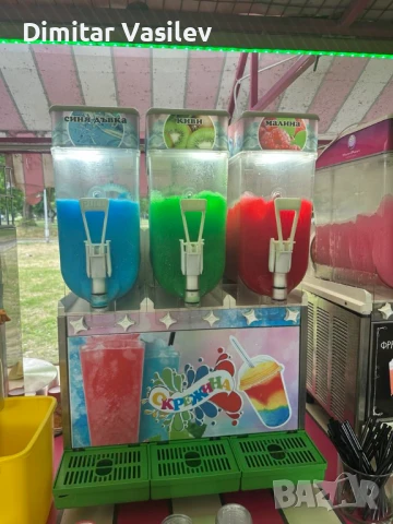 Количка за крем сладолед,скрежина,фреш и царевица на пара, снимка 4 - Машини за сладолед - 50899147