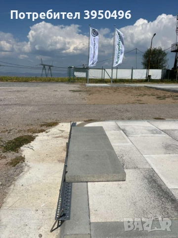 Градинска тротоарна плоча 40x40x5см, цвят: сив, снимка 3 - Строителни материали - 53059974