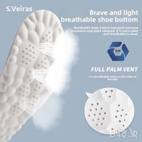 Комфортни стелки за Обувки от PU, Aнтибактериални и дишащи, снимка 6 - Други - 52009039
