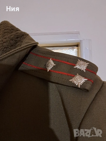 Зимно манто офицерско, снимка 2 - Якета - 54000045