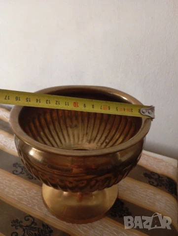 Винтидж саксия кашпа, снимка 3 - Други - 50937917