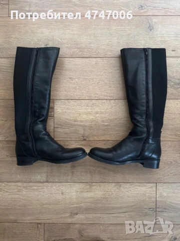 Кожени ботуши, снимка 3 - Дамски боти - 53600477