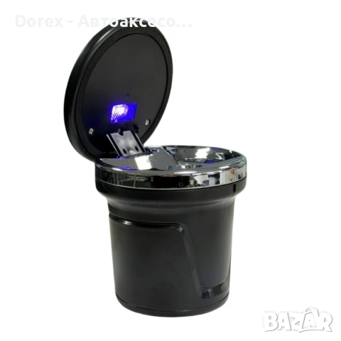 Пепелник за автомобил с LED диод PA1136, снимка 2 - Аксесоари и консумативи - 53901546