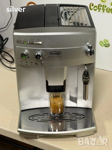 Кафемашина кафе автомат delonghi magnifica с гаранция, снимка 3 - Кафемашини - 53208296