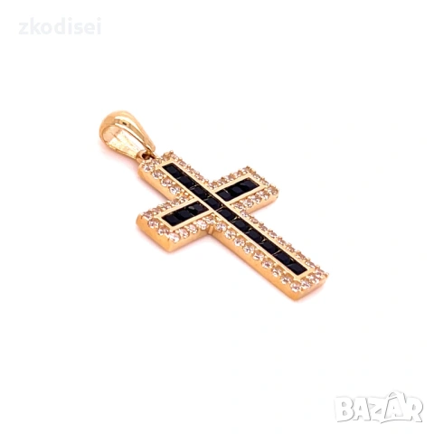 Златен медальон 2,30гр. 14кр. проба:585 модел:37735-3, снимка 2 - Колиета, медальони, синджири - 53769745