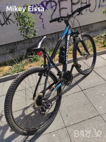 Велосипед B-twin 26 тъмно сив, снимка 5 - Велосипеди - 50842366