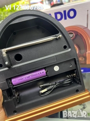 Тривълново винтидж радио AM/FM/SM с BT и вход за USB/ -TF карта NNS 7061Bt , снимка 6 - Радиокасетофони, транзистори - 53816970