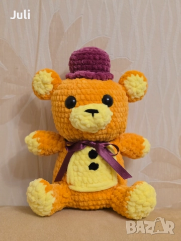 Ръчно плетено на една кука Мече, снимка 3 - Други - 52220716