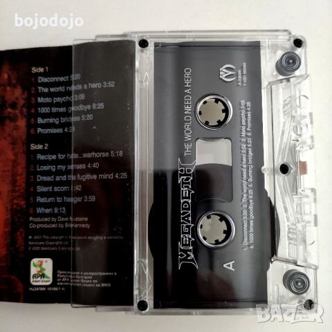 Megadeth , снимка 3 - Аудио касети - 46417155