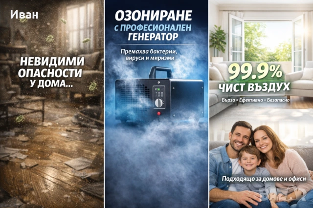 Озониране, дезинфекция, мухъл, домашни любимци, снимка 4 - Други почистващи услуги - 53959995