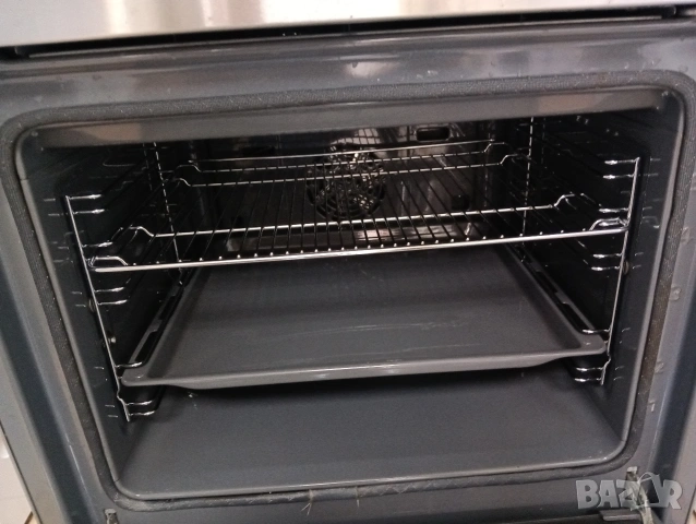 Иноксова свободно стояща печка с индукционни котлони Сименс Siemens с две години гаранция!, снимка 2 - Печки, фурни - 53449785