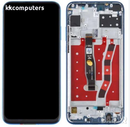 LCD Дисплей за Huawei P20 Lite (2019) + Tъч скрийн / Рамка / Черен / Оригинал Service Pack Баркод : , снимка 1 - Резервни части за телефони - 46270622