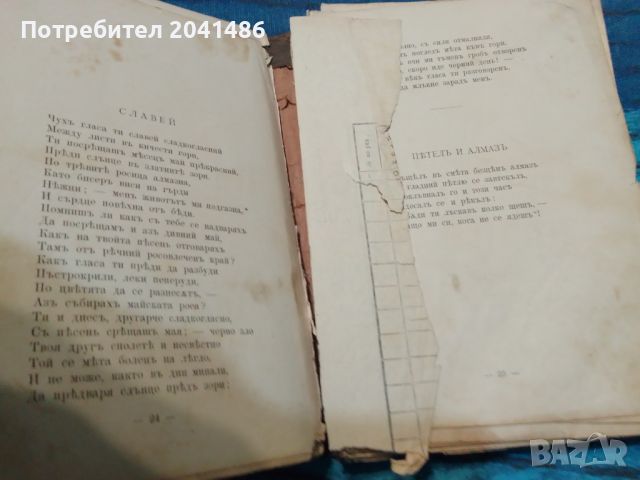 П Р Славейков 1901г, снимка 3 - Антикварни и старинни предмети - 45625717