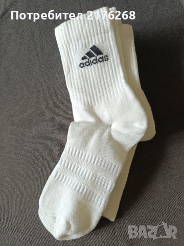 Мъжки чорапи adidas- 3 броя, снимка 4 - Мъжки чорапи - 54159389