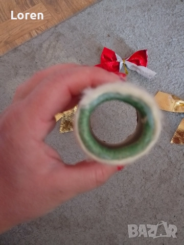 Ново!Конус връх за елха ръчно изработен, снимка 5 - Декорация за дома - 52546585