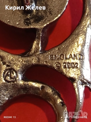 Медальон Whitby Wyrm Alchemy Gothic Dragon 52166, снимка 8 - Колиета, медальони, синджири - 52503301