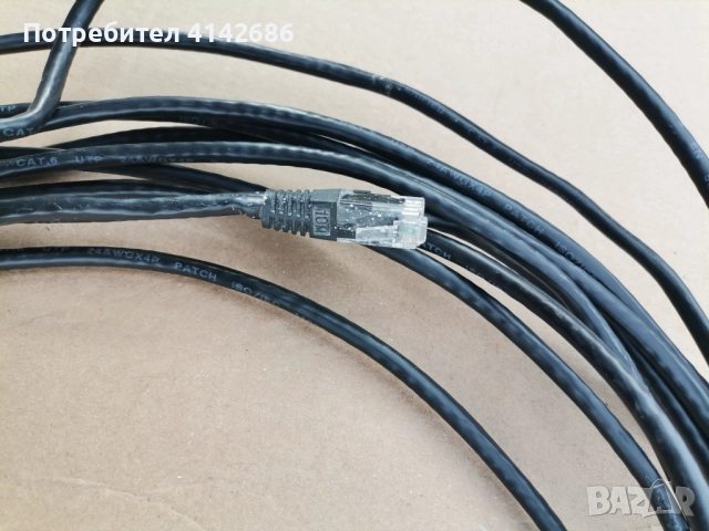 Пач кабел UTP Cat. 6,10 метра, снимка 3 - Кабели и адаптери - 52389957