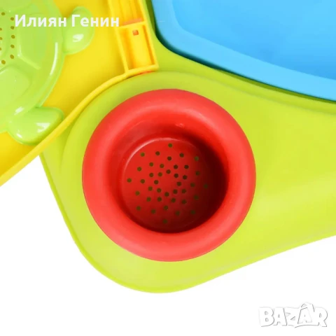 AIYPLAY Маса за игра с пясък и вода, играчка за плаж на открито с 16 аксесоара, снимка 6 - Игри и пъзели - 50707015