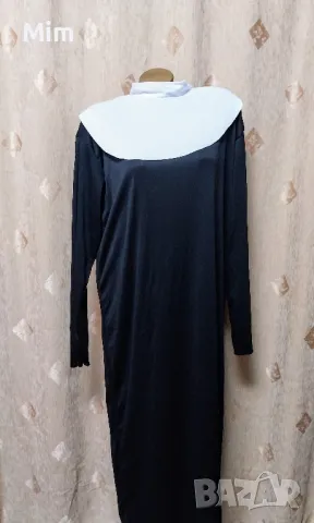 XL/ 2XL Черна рокля за парти/монахиня/, снимка 2 - Рокли - 50407417
