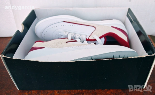  Nike Air Jordan 2 Retro Low 42.0 ти номер или 26.5 см стелка, чисто нови с кутия 100% оригинални, снимка 3 - Маратонки - 53768767