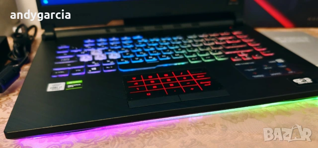 ASUS ROG STRIX G15/ NVidia GTX 1660ti 6GB/Core i7-10750H/16GB RAM/512G SSD/15.6 144Hz FHD IPS, снимка 11 - Лаптопи за игри - 54018663