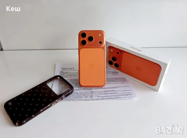Apple iPhone 17 Pro ( нов,7 зареждания,100% батерия 36м. гаранция), снимка 2 - Apple iPhone - 54065821
