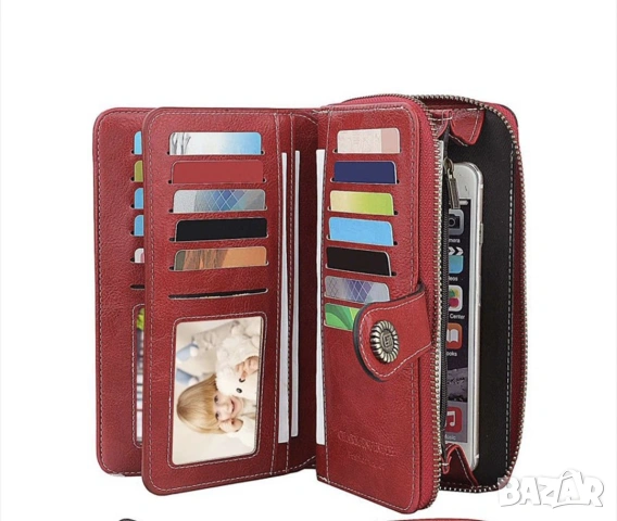 Портфейл естествена кожа с RFID защита , снимка 2 - Портфейли, портмонета - 53930282