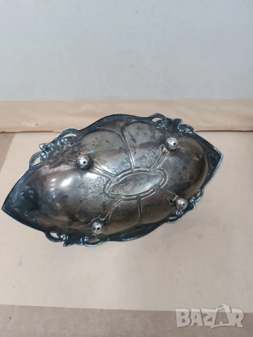 Посребрен лъжичник WMF , снимка 4 - Антикварни и старинни предмети - 54025128