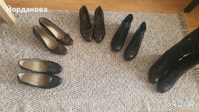 Дамски обувки, боти и ботуши, естествена кожа, снимка 1