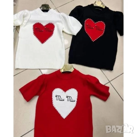 плетена блуза MIU MIU 