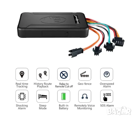 4G GPS тракер с микрофон за гласов монитор (подслушвател) +реле за блокиране на запалването , снимка 3 - Аксесоари и консумативи - 47086435
