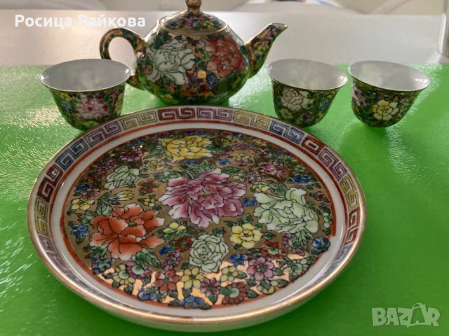 Китайски / Японски мини сервиз за кафе, чай, саке, снимка 2 - Сервизи - 50261036