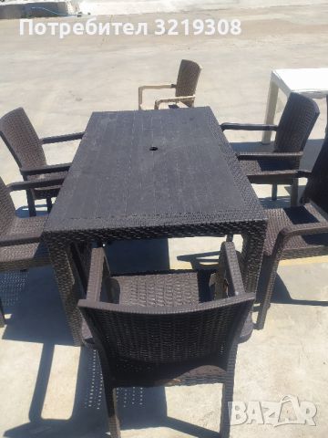градински мебели столове и маси тип ратан , снимка 3 - Маси - 46323902