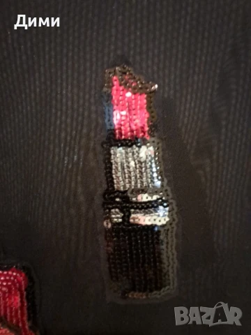 Парти Рокля с декорация от пайети, снимка 4 - Рокли - 50960192