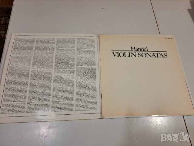 Винил плоча – Handel – Violin Sonatas (Hungaroton), снимка 2 - Грамофонни плочи - 54241338