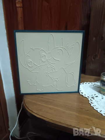 ЗД лампа на Стич, снимка 4 - Настолни лампи - 51782488